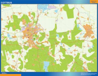Cottbus mappa