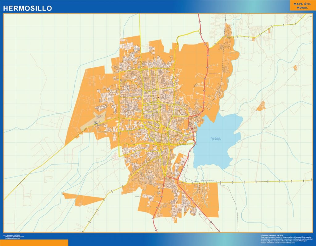 Mappa di Hermosillo, Messico Mappa di Hermosillo, Messico