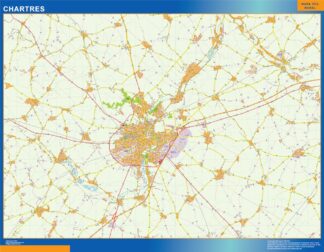mappa Chartres Francia