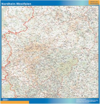 Nordrhein-Westfalen mappa